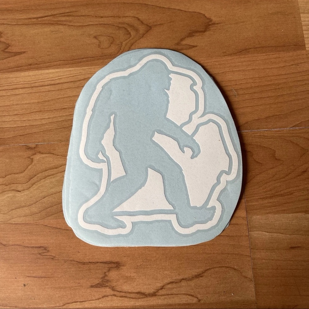 Bigfoot Michigan Vinyl Decal Sticker WHITE 2 Pieces ORACAL 651 Vinyl
